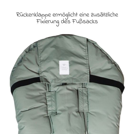 Kaiser Thermo-Fleece Fußsack Sandy für Buggy, Sport- & Kinderwagen - Salbei Green