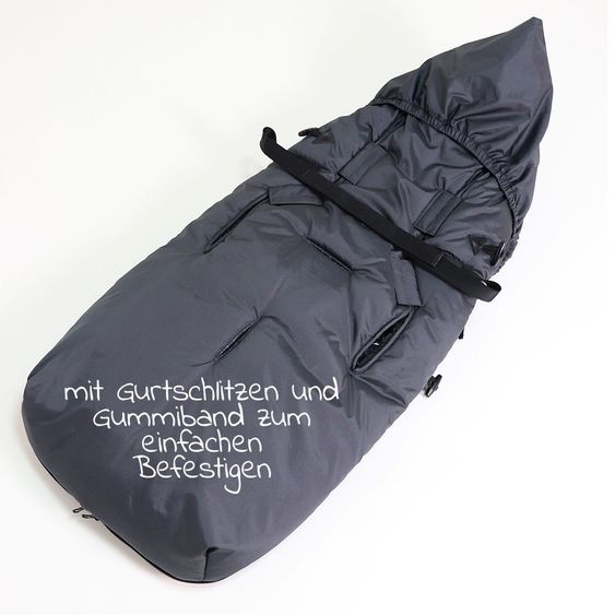 Kaiser Thermo-Sherpa-Fleece Fußsack XL Too - Anthracite