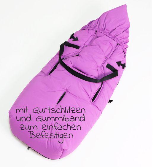 Kaiser Thermo-Sherpa-Fleece Fußsack XL Too - Violet