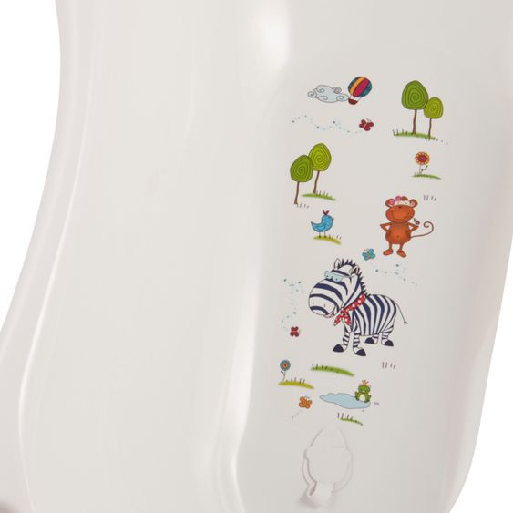 Keeeper Baby-Badewanne Maria mit Stöpsel 84 cm - Hippo - White