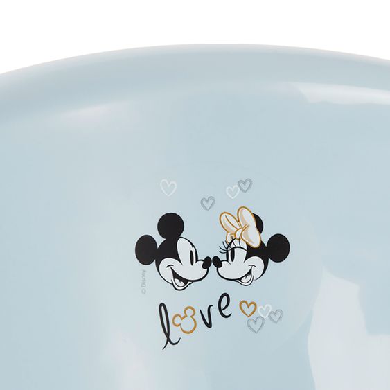 Keeeper Baby-Badewanne Maria mit Stöpsel 84 cm - Mickey - Cloudy Blue