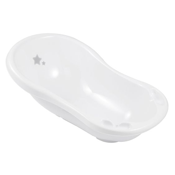 Keeeper Maria Baby Bath con spruzzino 84 cm - Stelle - Bianco cosmico