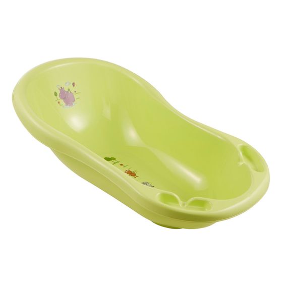 Keeeper Baby-Badewanne mit Stöpsel Maria - Hippo Lime