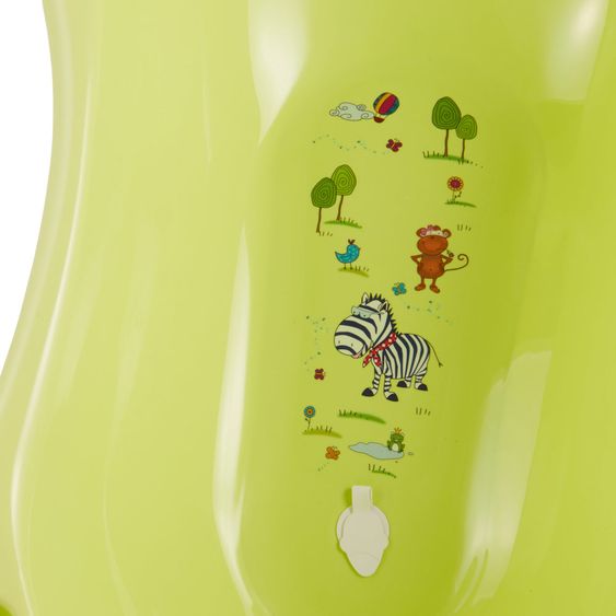 Keeeper Baby-Badewanne mit Stöpsel Maria - Hippo Lime