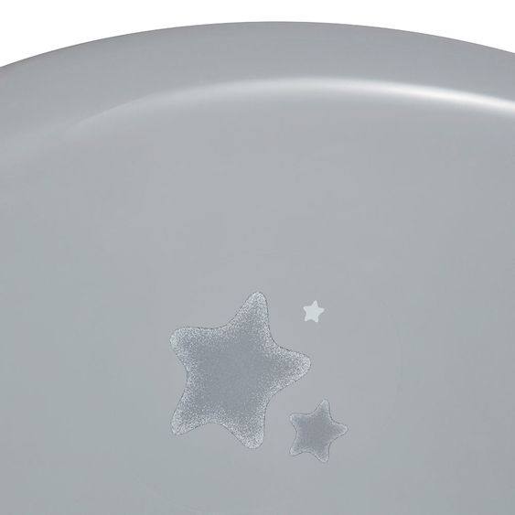Keeeper Baby-Badewanne mit Stöpsel Maria - Stars - Cosmic Grey