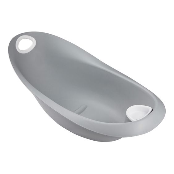 Keeeper Baby-Badewanne Natalia mit Stöpsel inkl. Badeliege 86 cm - Stars - Cosmic Grey