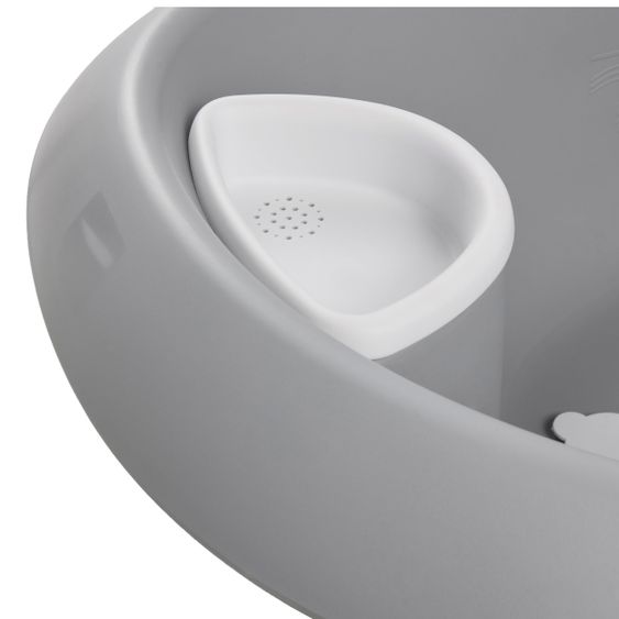 Keeeper Baby-Badewanne Natalia mit Stöpsel inkl. Badeliege 86 cm - Stars - Cosmic Grey