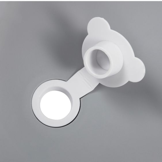 Keeeper Baby-Badewanne Natalia mit Stöpsel inkl. Badeliege 86 cm - Stars - Cosmic Grey
