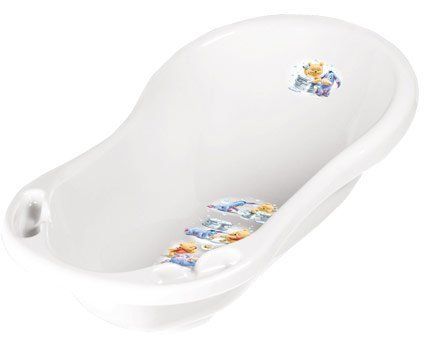 Keeeper Winnie the Pooh bathtub with stopper - White