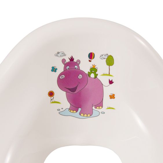 Keeeper Toilettensitz Ewa rutschfest - Hippo - White