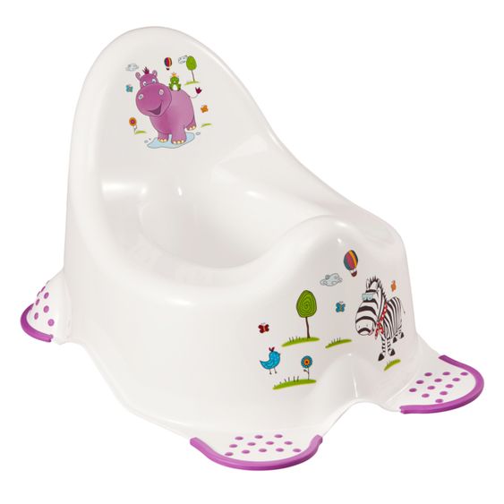 Keeeper Töpfchen Adam rutschfest - Hippo - White