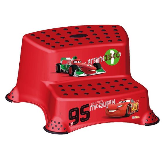 Keeeper Tritthocker 2-stufig - Cars Kirschrot