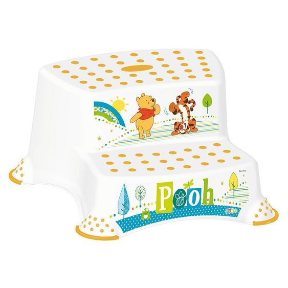 Keeeper Tritthocker 2-stufig - Winnie Pooh Weiß