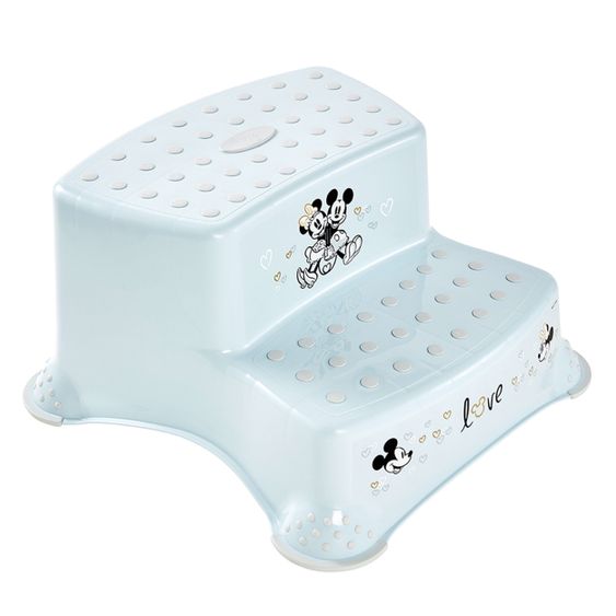 Keeeper Tritthocker Igor 2-stufig - Mickey - Cloudy Blue