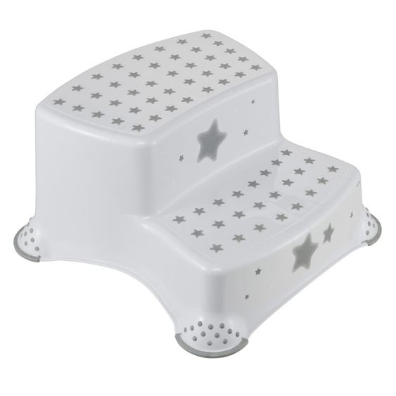 Keeeper Step stool Igor 2-tier - Stars - Cosmic White
