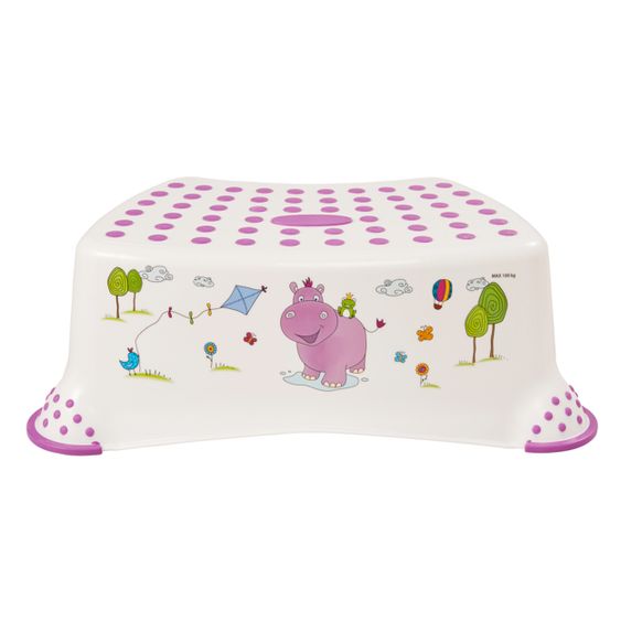 Keeeper Tritthocker Tomek rutschfest - Hippo - White