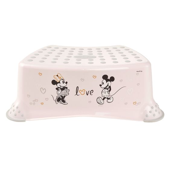Keeeper Tritthocker Tomek rutschfest - Minnie - Pastel Rose