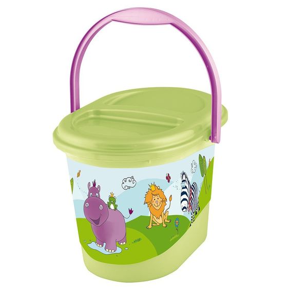 Keeeper Secchio per pannolini - Hippo Lime
