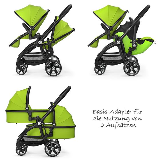 Kiddy Adapter Evostar 1 für Tandem-Funktion - Schwarz
