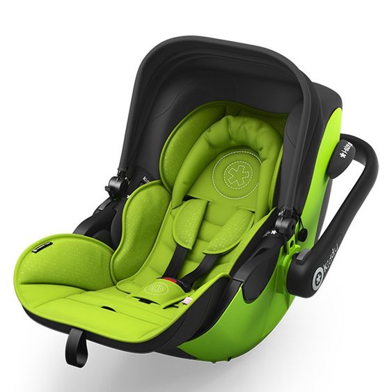 Kiddy Babyschale Evoluna i-Size inkl. Isofix-Basis - Lime Green