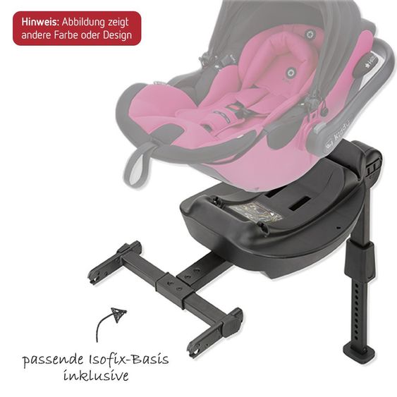 Kiddy Babyschale Evoluna i-Size inkl. Isofix-Basis - Night Blue