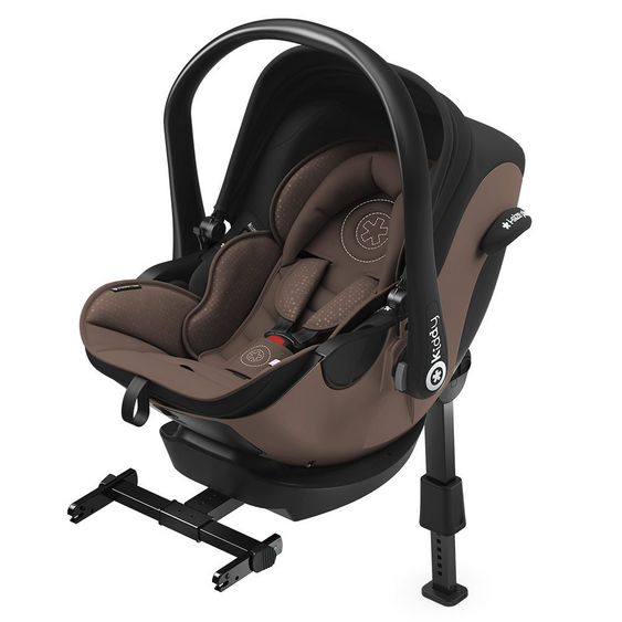 Kiddy Babyschale Evoluna i-Size inkl. Isofix-Basis - Nougat Brown