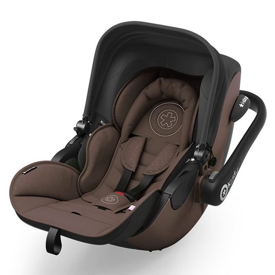 Kiddy Babyschale Evoluna i-Size inkl. Isofix-Basis - Nougat Brown