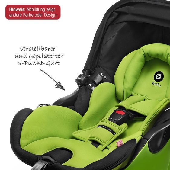 Kiddy Babyschale Evoluna i-Size inkl. Isofix-Basis - Nougat Brown