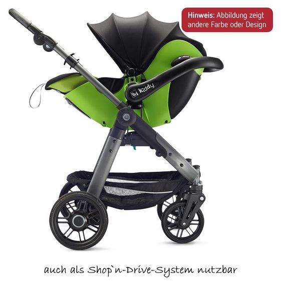 Kiddy Babyschale Evoluna i-Size inkl. Isofix-Basis - Nougat Brown