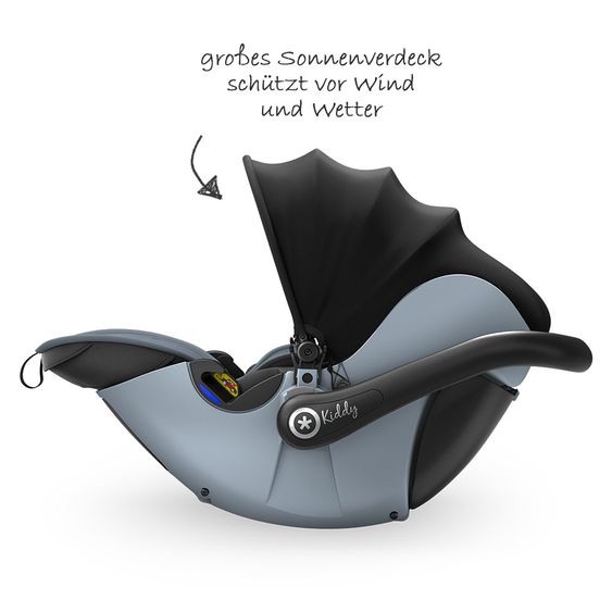 Kiddy Seggiolino auto Evolution Pro 2 - Grigio Polare