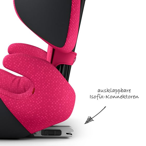 Kiddy Kindersitz Cruiserfix 3 - Berry Pink