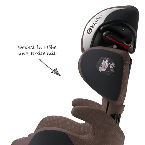 Kiddy Kindersitz Cruiserfix 3 - Nougat Brown