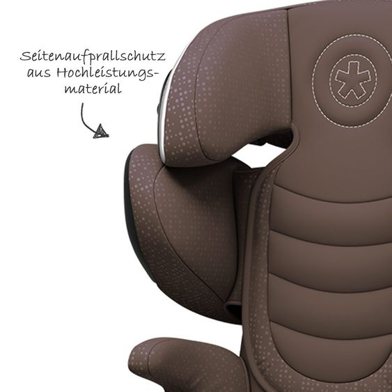 Kiddy Kindersitz Cruiserfix 3 - Nougat Brown