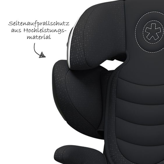 Kiddy Kindersitz Cruiserfix 3 - Onyx Black
