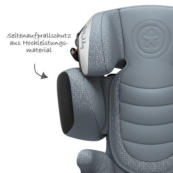 Kiddy Kindersitz Cruiserfix 3 - Polar Grey