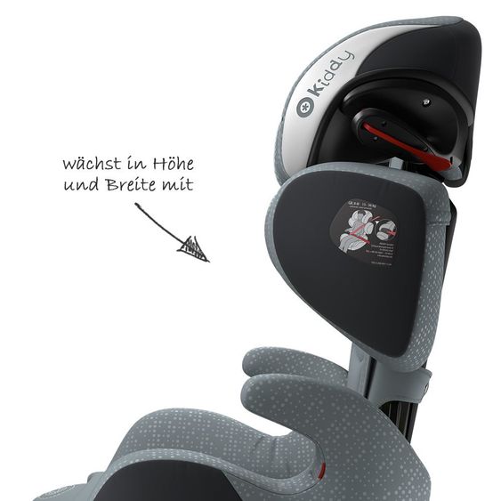 Kiddy Kindersitz Cruiserfix 3 - Steel Grey