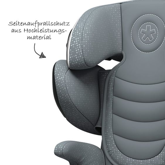 Kiddy Kindersitz Cruiserfix 3 - Steel Grey