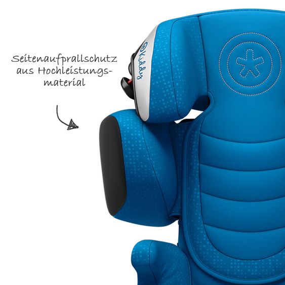 Kiddy Kindersitz Cruiserfix 3 - Summer Blue
