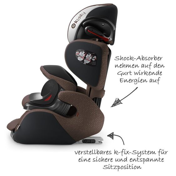 Kiddy Kindersitz Guardianfix 3 - Nougat Brown
