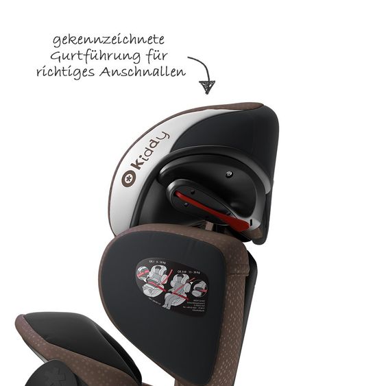 Kiddy Kindersitz Guardianfix 3 - Nougat Brown