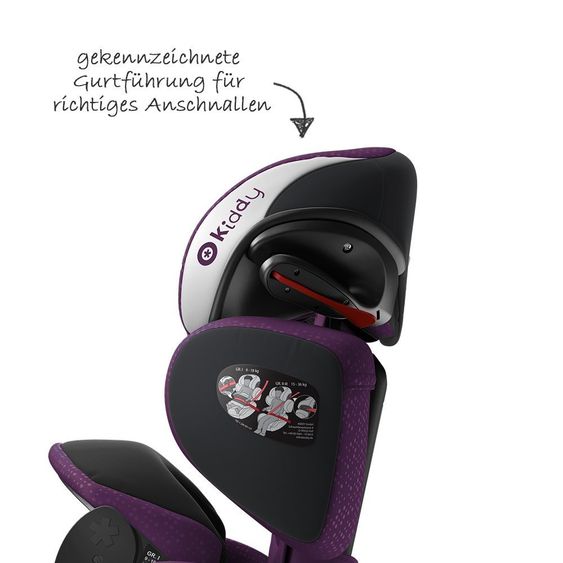 Kiddy Kindersitz Guardianfix 3 - Royal Purple