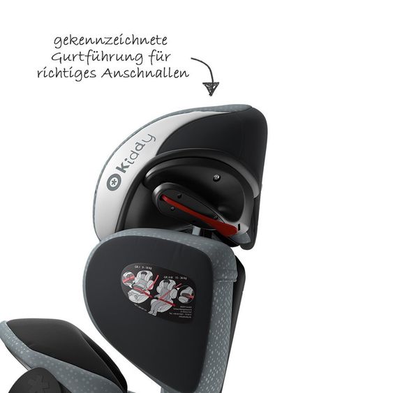 Kiddy Kindersitz Guardianfix 3 - Steel Grey