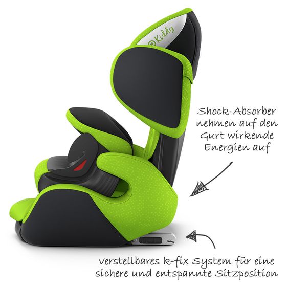 Kiddy Kindersitz Phoenixfix 3 - Spring Green