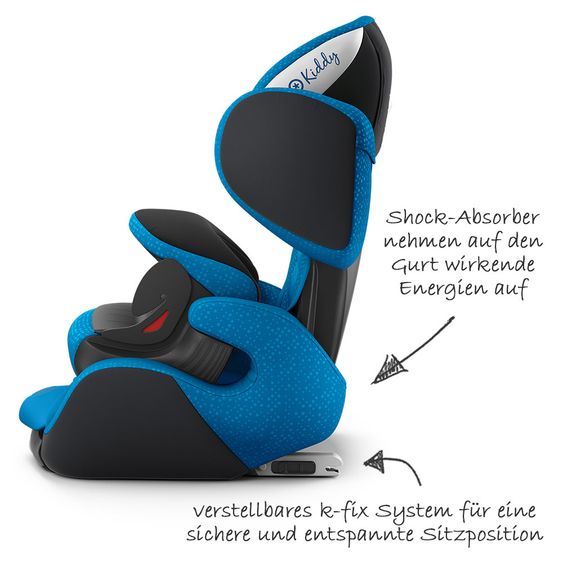 Kiddy Kindersitz Phoenixfix 3 - Summer Blue