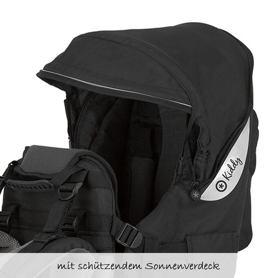 Kiddy Rückentrage Adventure Pack - Mystic Black