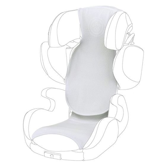 Kiddy Summer cover Becool for Guardianfix 3 / Cruserfix 3 - White