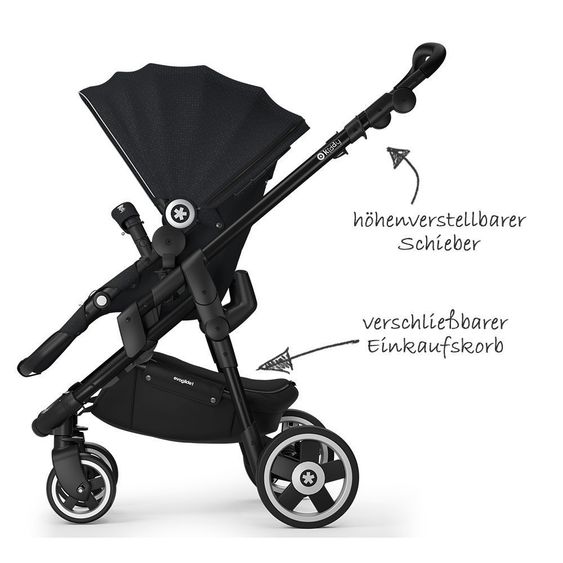 Kiddy Sportwagen Evoglide 1 - Onyx Black