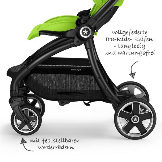 Kiddy Sportwagen Evostar Light 1 - Spring Green