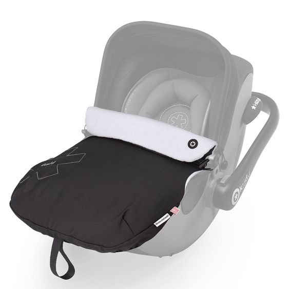 Kiddy Windschutz für Evoluna i-Size / Evolution Pro 2 - Schwarz