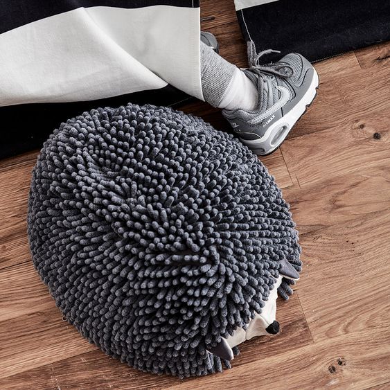 Kids Concept Hocker Edvin - Igel - Grau